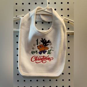 NEW - Infant Embroidered Bib